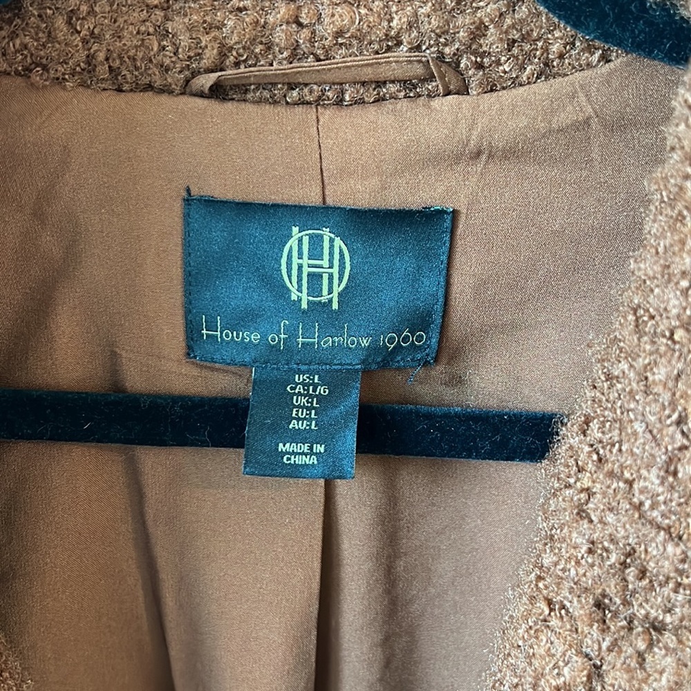 NWOT House of Harlow 1960 Rouland Teddy Trench Coat - Picture 5 of 7
